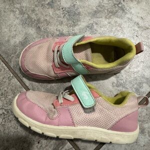 See Kai Run size 10 Kids Pink and Green Sneakers